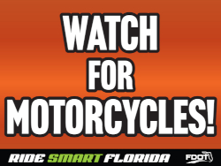 Motorcycle sign